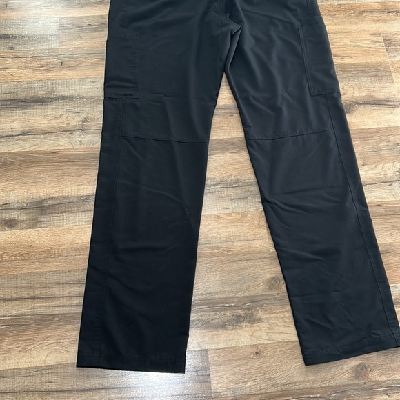 FIGS BASIC SCRUB PANTS TECHNICAL COLLECTION BLACK HIGH RISE UNISEX Sz XL - Picture 3 of 12
